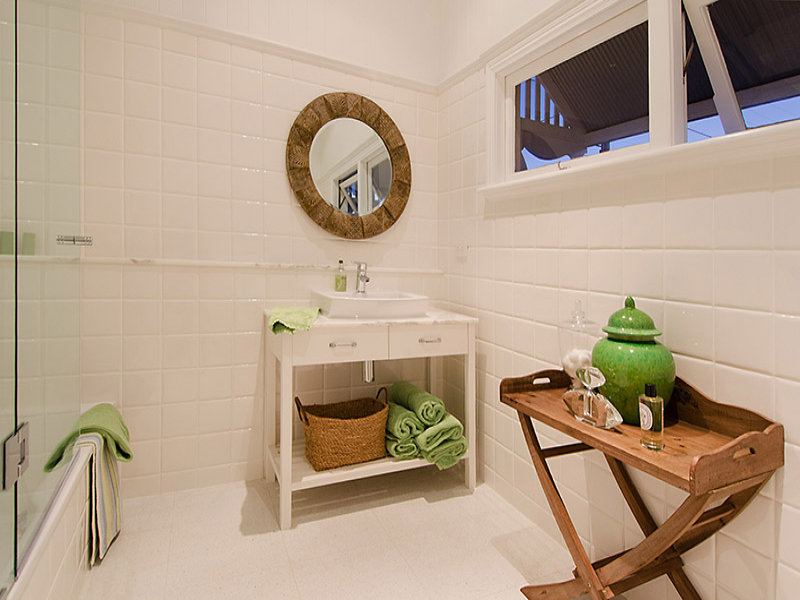 Fresh, styled bathroom